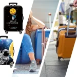 Luggage Cover Stretch Fabric Suitcase Protector Baggage Dust Case Cover Suitable for18-32 Inch Suitcase Case Travel Organizer 2