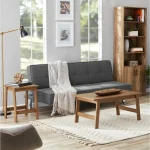 Wood Rectangle Coffee Table, Walnut Finish 6