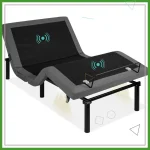Queen Size Electric Adjustable Bed Frame with Wireless Remote, Massager, USB Ports & Nightlight