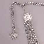 Antique Jewelry Ethnic Style Body Chain Adjustable Retro Metal Chain Belt Body Accessory Sunflower Round Waist Chain Women 4