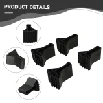 4Pcs Non-slip Ladder Feet Rubber Pads Foot Covers Furniture Mat Leg Chair Replacement Protectors Cover Ladder Foot Pad 2