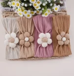 Cute Baby Headbands Flower Floral Elastic Soft Newborn Headbands For Baby Girl Children Turban Infant Kids Hair Accessories 3