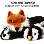 New 45cm Simulated Animal Holster No Stuffing with Squeakers Dog Chew Toy Durable Plush Crinkle Pet Squeak Toys Pet Supplies 2