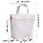 Mesh Makeup Toiletry Storage Bags Handbags Portable Travel Washing Body Shower Tools Organizer Hanging Cosmetic Organizer Pouch 5