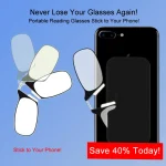 Nose Clip Reading Glasses Man High Quality Men Portable Foam Nose Glasses  for Seniors Transparent Eyeglasses with Case 2