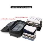 Travel Men 17 inch Laptop Backpack vacuum compression Backpack Business Large Capacity school Backpack expand outdoor backpack 3