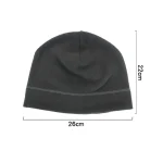 Winter Fleece Beanie Cycling Men Women Elastic Hiking Soft Thermal Commuting Ski Helmet Liner Hat Windproof Camping Cap Outdoor 6