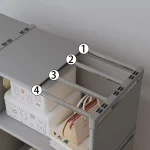 Multi-Layer Bookshelf Easy Assembly Bookcase Living Room Book Shelf Study Room Bedroom Storage Shelf Sundries Toys Cabinet 4