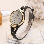 Vintage Ultra-thin Leather Strap Women Quartz Watch Fashion Ladies Wristwatches Clock Gift Reloj Mujer