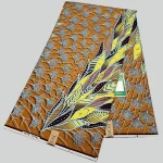 100% cotton wax printed fabric, printing with golden pearl powder, DIY making and sewing clothes, dress, shoes and bag 4