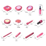 Children Simulation Cosmetics Girl Toys Pretend Princess Makeup Games Lipstick Nail Polish Play Home Model Toys For Girls Gifts 6