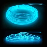 5M Car Interior Led Strip Light Neon EL Wiring Decorative Lamp For Auto DIY Flexible Ambient Light USB Party Atmosphere Diode 3