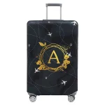 Luggage Cover Thick Elastic Luggage Protective Covers Print Wreath Series  for 18-32 Inch Suitcase Covers Travel Accessories 5
