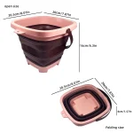 Beach sand toy for children, small extensionable water bucket with multiple functions and portability, suitable for baby sand pl 6
