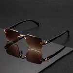 Classic Unisex Fashion Sunglasses Frameless Trendy Eyewear for Holiday Costume Suitable Best Gift for Festive Occasions 2