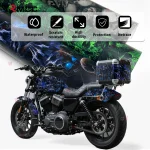 Graffiti Vinyl Wrap Car Wraps Personality Vinyl Paper for Car Wrapping Film Skull Pattern Auto Outdoor Accessories Body Covering 4