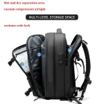 Travel Men 17 inch Laptop Backpack vacuum compression Backpack Business Large Capacity school Backpack expand outdoor backpack 2