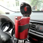 Multifunctional Car Cup Holder, Air Vent Mount Ashtray & Drink Tray, Universal Vehicle Cup Stand 2