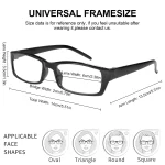 1/2/3/4pcs Autofocus Power Anti-Blue Light Reading Glasses Smart Blue Light Automatic Zoom Eyeglasses Eye Protection 5