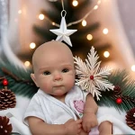 13Inch Bettie Silicone Reborn Doll With Open Mouth & 2 Sets Clothes Handmade Painted Skin Waterproof Reborn Girl Doll 2