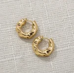 Mariasz Minimalist New Hot Sell Trendy Plated Gold Color Circle Earrings for Women Ear Hoop Earring Classic Jewelry 6