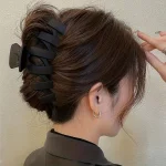 11pcs Women's High-End Frosted Shark Clip Set Back Head Hair Accessories Elegant Hairdressing Headwear 3