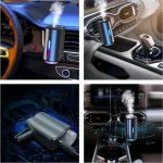 Humidifier Essential Oil Diffuser Smart Car Air Aromatherapy Diffuser, Fragrance Car Air fresheners with Three Adjustable 2