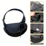 1Pc Dog out backpack,Dog Sling Carrier Breathable Mesh Travel Crossbody Bag For Puppy Cat Hiking Camping 3