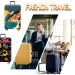 Thick Elastic Cartoon Luggage Protective Cover Zipper Suit For 18-32 inch Bag Suitcase Covers Trolley Cover Travel Accessories 3