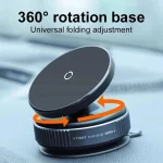 Magnetic Suction Phone Mount 360° Adjustable Vacuum Foldable Phone Holder Car Mounted Adsorption Bracket Universal Car Bracket 2
