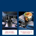 Rotating car center console beverage rack car cup holder double-layer storage rack cup holder 3