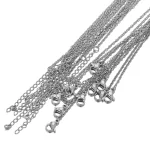 10pcs 45+5cm Gold Color Stainless Steel Link Chains in Bulk Necklaces Fashion Jewelry Adjustable Chains Wholesale Chokers DIY 4