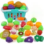 25 PCs Set DIY Fruit Cutting Music Toy Simulation Vegetable Fruit and Vegetable Children's Toy Girl Boy Kitchen Food Set 2