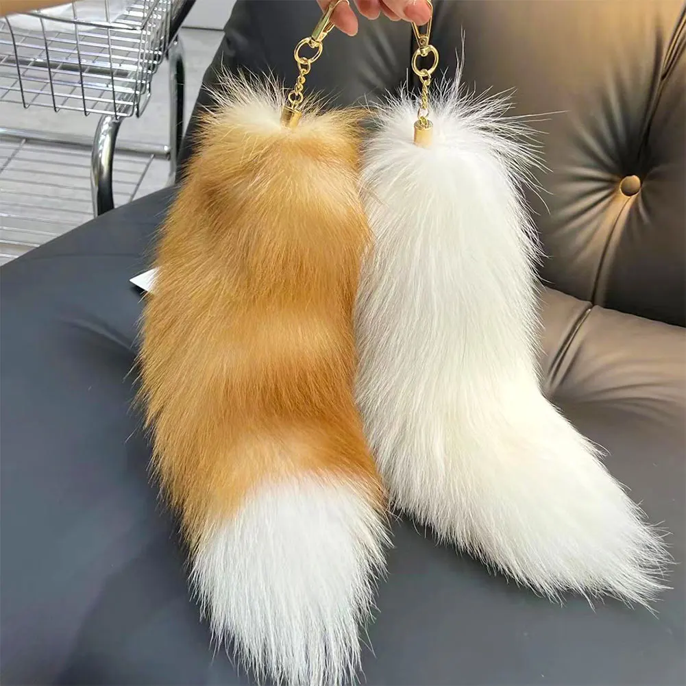Huge Fluffy Faux Fur Fox Tail Keychain Therian Tail Fox Tail Keychain Fur Pendant Key Chain Keychain Pendant Gift for Women Girl Huge Fluffy Faux Fur Fox Tail Keychain Therian Tail Fox Tail Keychain Fur Pendant Key Chain Keychain Pendant Gift for Women Girl