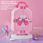 Wardrobe children's makeup bag girl, princess truly washable, pretending to play with makeup set toys, non-toxic and safe 4