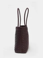 2025 new niche commuting woven hand-held shoulder bag, fashionable and versatile, super large capacity tote bag 4