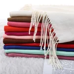 Desgine Brand Solid Women Cashmere Scarf Autumn Winter Warm Shawls Wraps 2024Men's Pashmina Tassels Scarves Female Foulard Mujer 3