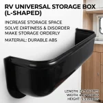 Universal Fit Car Door Handle Storage Box Van Camper Door Panel Tray Cover Auto Accessories