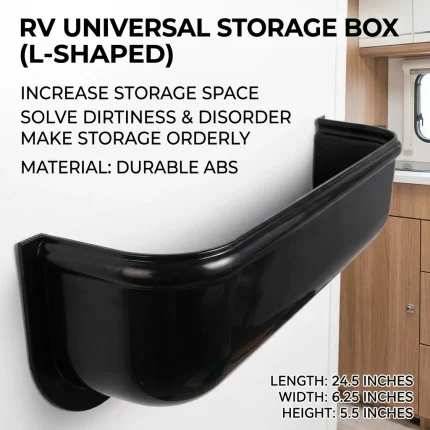 Universal Fit Car Door Handle Storage Box Van Camper Door Panel Tray Cover Auto Accessories
