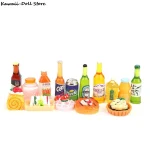 5PCS 1:12 Scale Cute Mini Dollhouse Miniature Drink Bottle Cake Desserts Bento Food Pretend Play Food Toy Kitchen Accessories 6