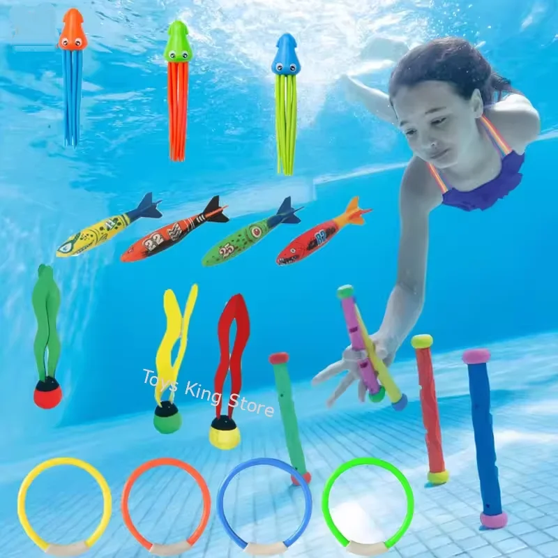 Swimming Diving Toys Children's Fish Dolphin Buoy Pool Treasure Hunt Diving Water Diamond Kids Water Game Toys Set Reusable Gift Swimming Diving Toys Children's Fish Dolphin Buoy Pool Treasure Hunt Diving Water Diamond Kids Water Game Toys Set Reusable Gift
