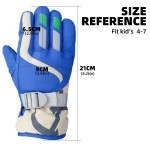 Winter Waterproof Warm Kids Boys Girls Gloves Ski Children Mittens Snow Outdoor 6