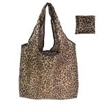 Reusable Shopping Bags Women Foldable Tote Bag Portable Cloth Eco Grocery Bag Folding Large Capacity Fruit Vegetable Handbags 5