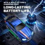 1/64 Scale Drift RC Car - 2.4GHz Desktop Mini Racing Model with ESP, 4WD Remote Control Vehicle, Toy for Adults & Kids, Ideal Gi 5