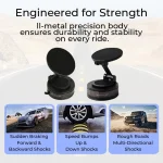 Magnetic Phone Holder for car 360° Rotatable Foldable & Adjustable Magnetic Car Mount 2pcs 5