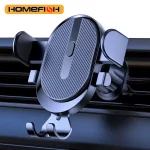 NEW Car Phone Holder Air Outlet Gravity Sensor Triangle Mount Simplicity Design Frosted Surface for Vehicle Dashboard 2