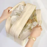 Wet-dry separation makeup bag portable toiletry bag travel essentials large capacity storage bag fitness swimming essentials 3