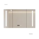 Bathroom Wall Mounted Mirror Cabinet Modern Smart Bathroom Cabinets with Mirror Creative Bathroom Storage Cabinet Home Furniture 2