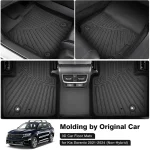 All Weather Floor Mats Cargo Liner for 2021 - 2025 2026 Kia Sorento Hybrid TPE Car Trunk Mat with Backrest Pad PHEV & HEV 2