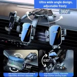 New 360 °   Rotating Air Vent Car Phone Mount – Universal Smartphone Holder 2